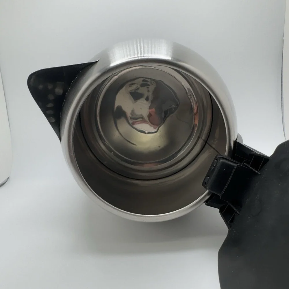 Electric Stainless Steel Kettle 1.7L Hot Water Boiler Auto Shut-Off Quick Heatin
